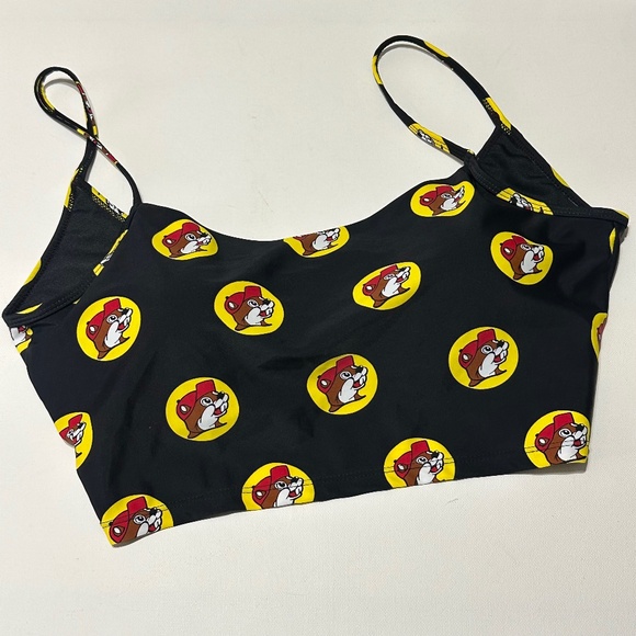 Buc-ee’s Black Logo Swim Top - Picture 1 of 7